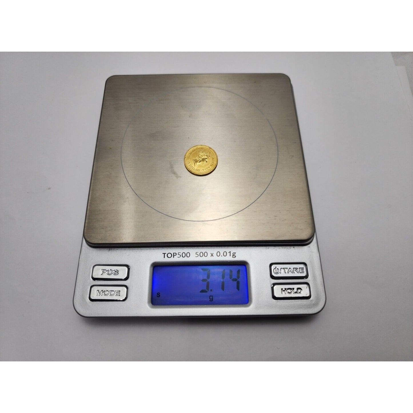 1997 Australian Elizabeth II 15 Dollars 3rd Portrait Kangaroo Gold Proof Coin