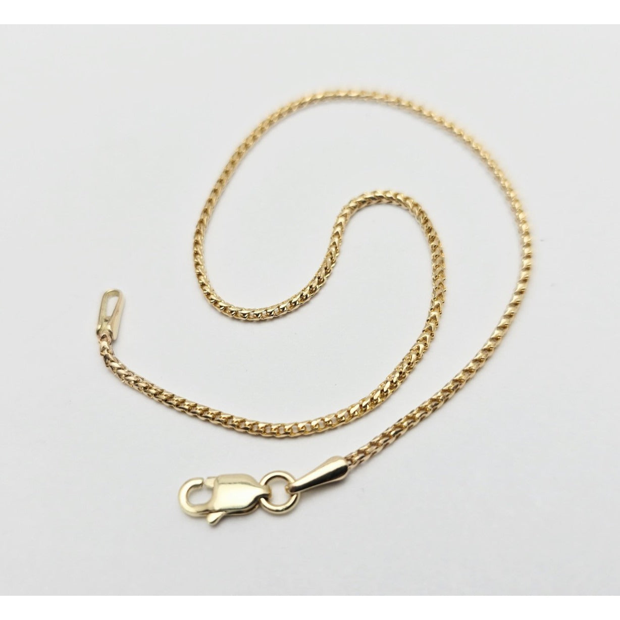 14K Yellow Gold Franco Link Chain Bracelet