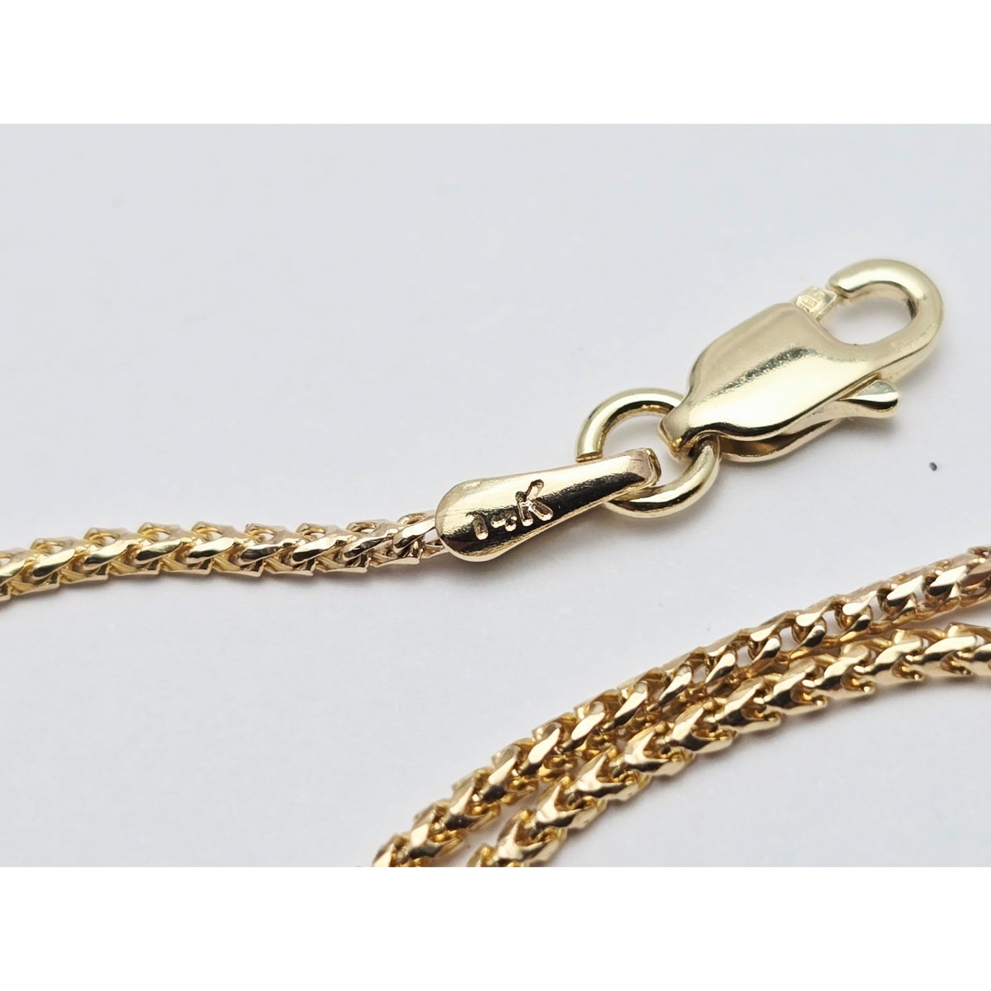14K Yellow Gold Franco Link Chain Bracelet