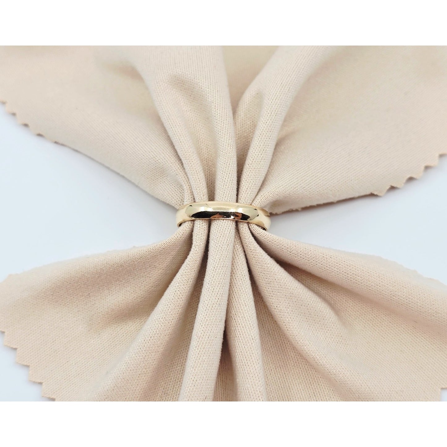 14K Yellow Gold Polished Wedding Band Ring