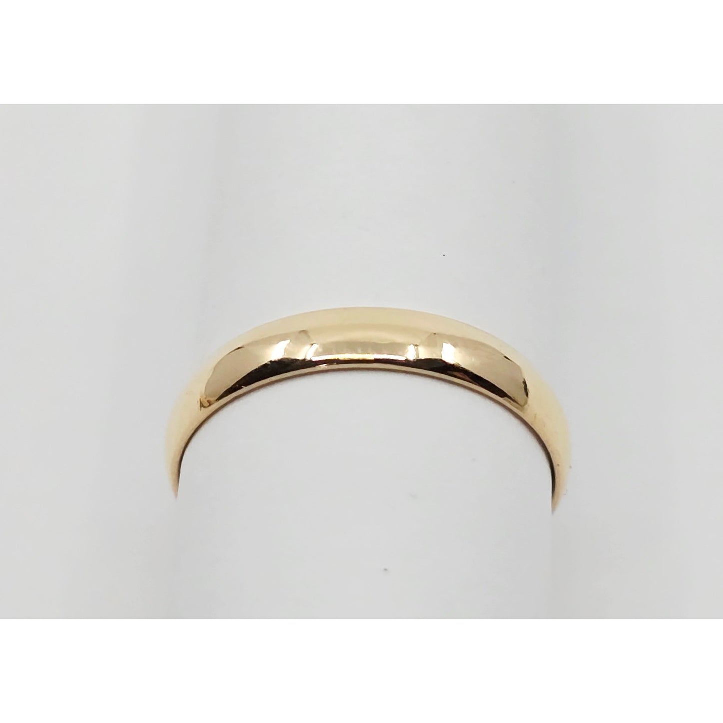 14K Yellow Gold Polished Wedding Band Ring