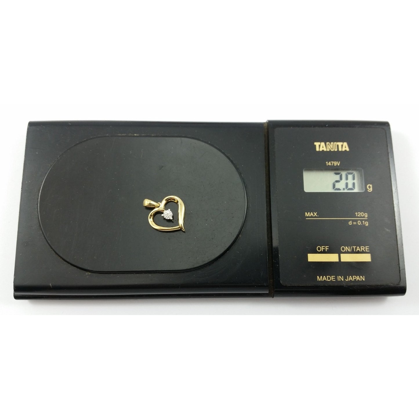 Beautiful 925 Sterling Sliver Gold Plated Open Heart Diamond Charm Pendant