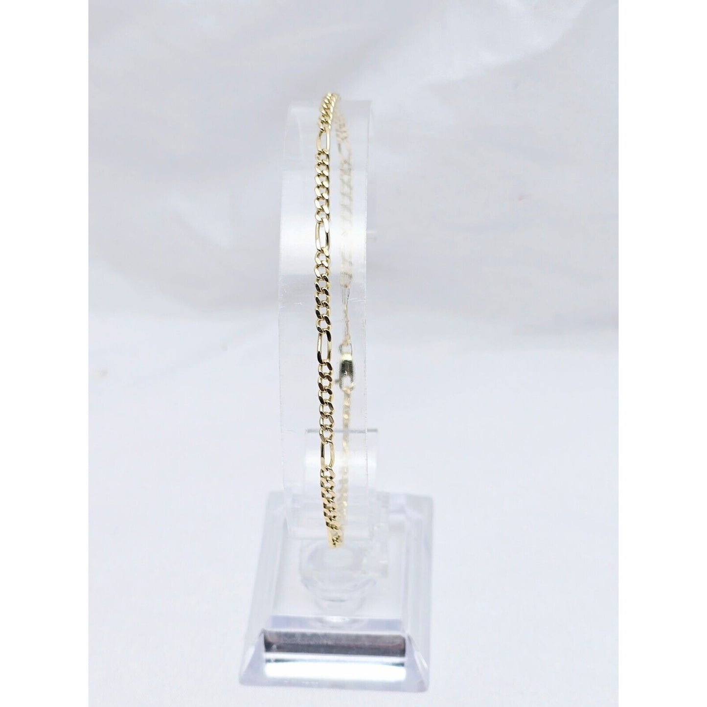 14K Yellow Gold Figaro Link Bracelet