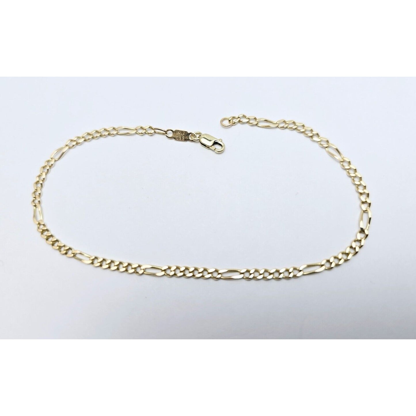 14K Yellow Gold Figaro Link Bracelet