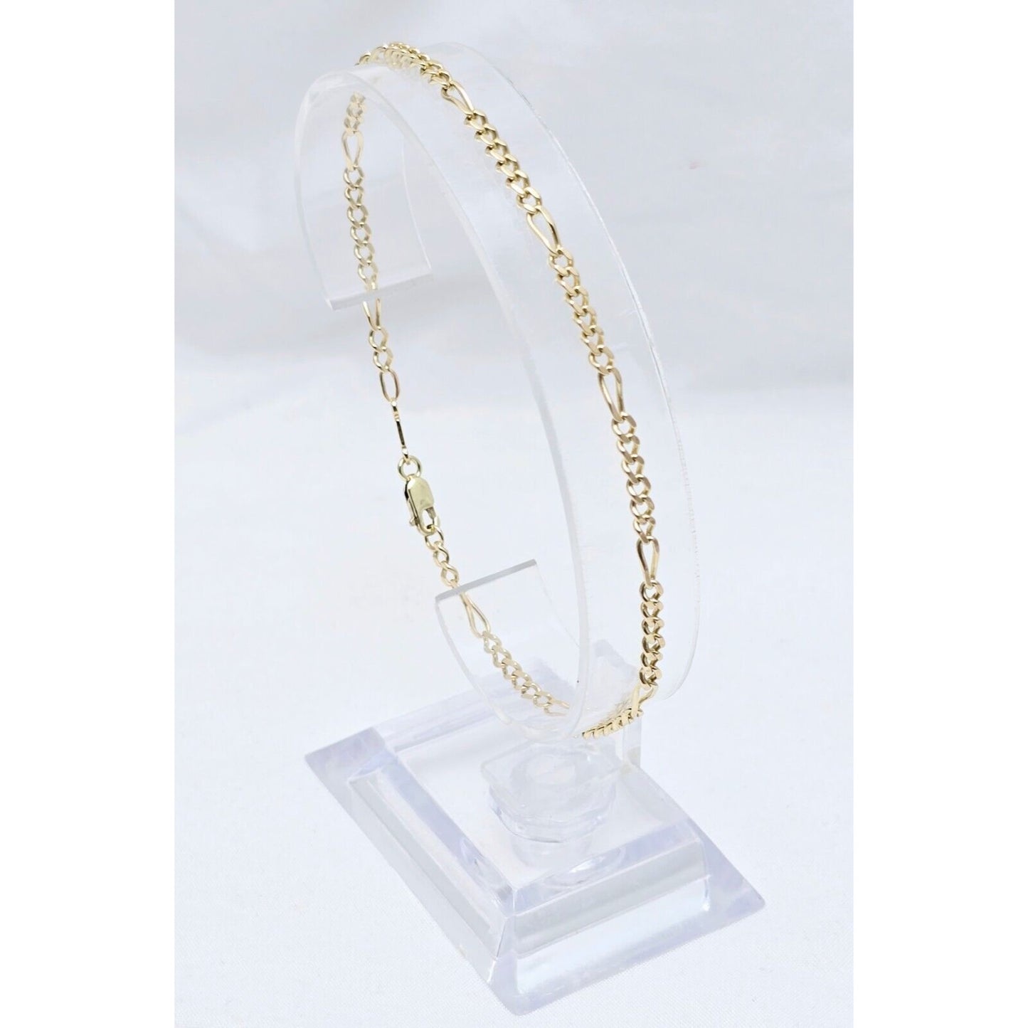 14K Yellow Gold Figaro Link Bracelet