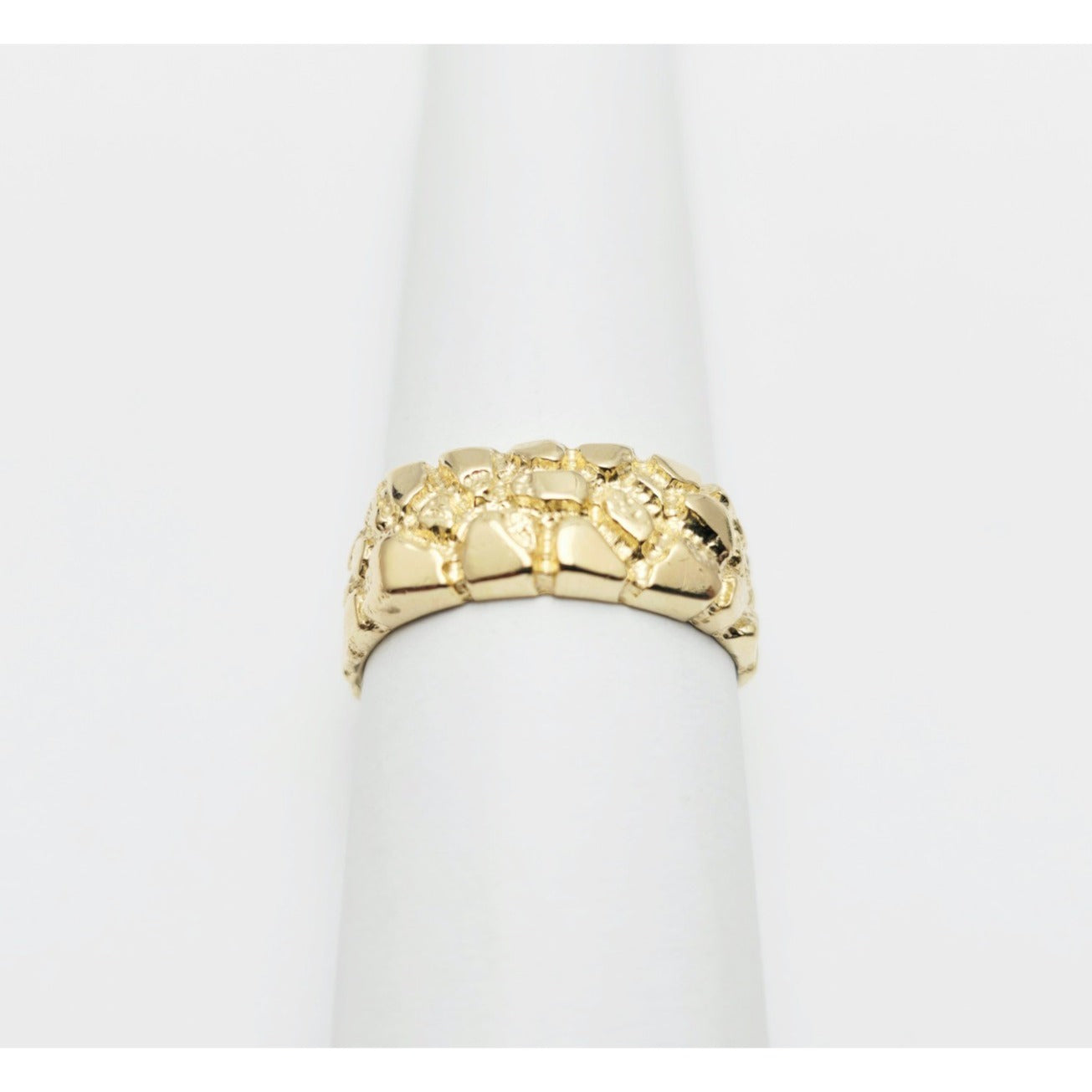 14K Yellow Gold Nugget Ring