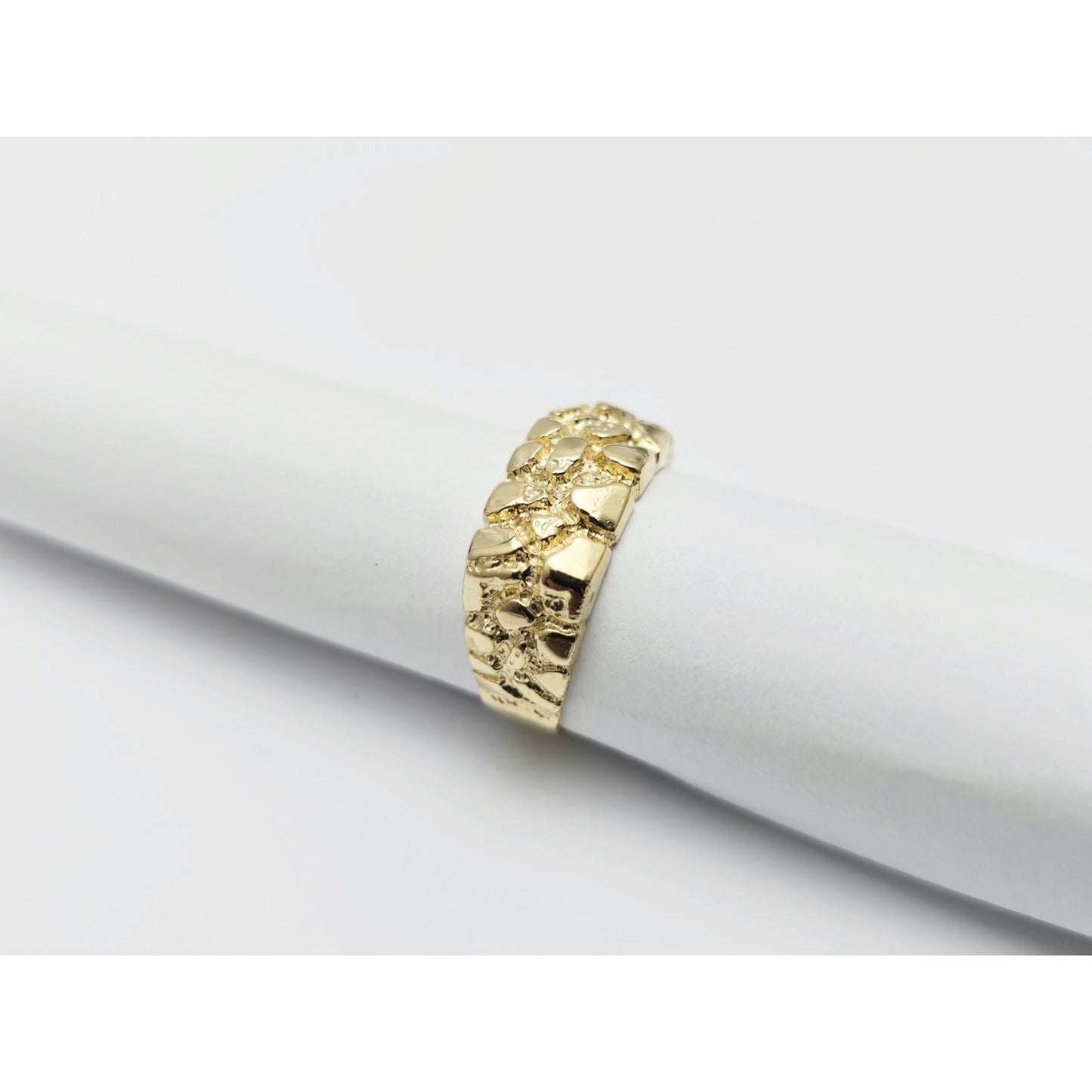 14K Yellow Gold Nugget Ring