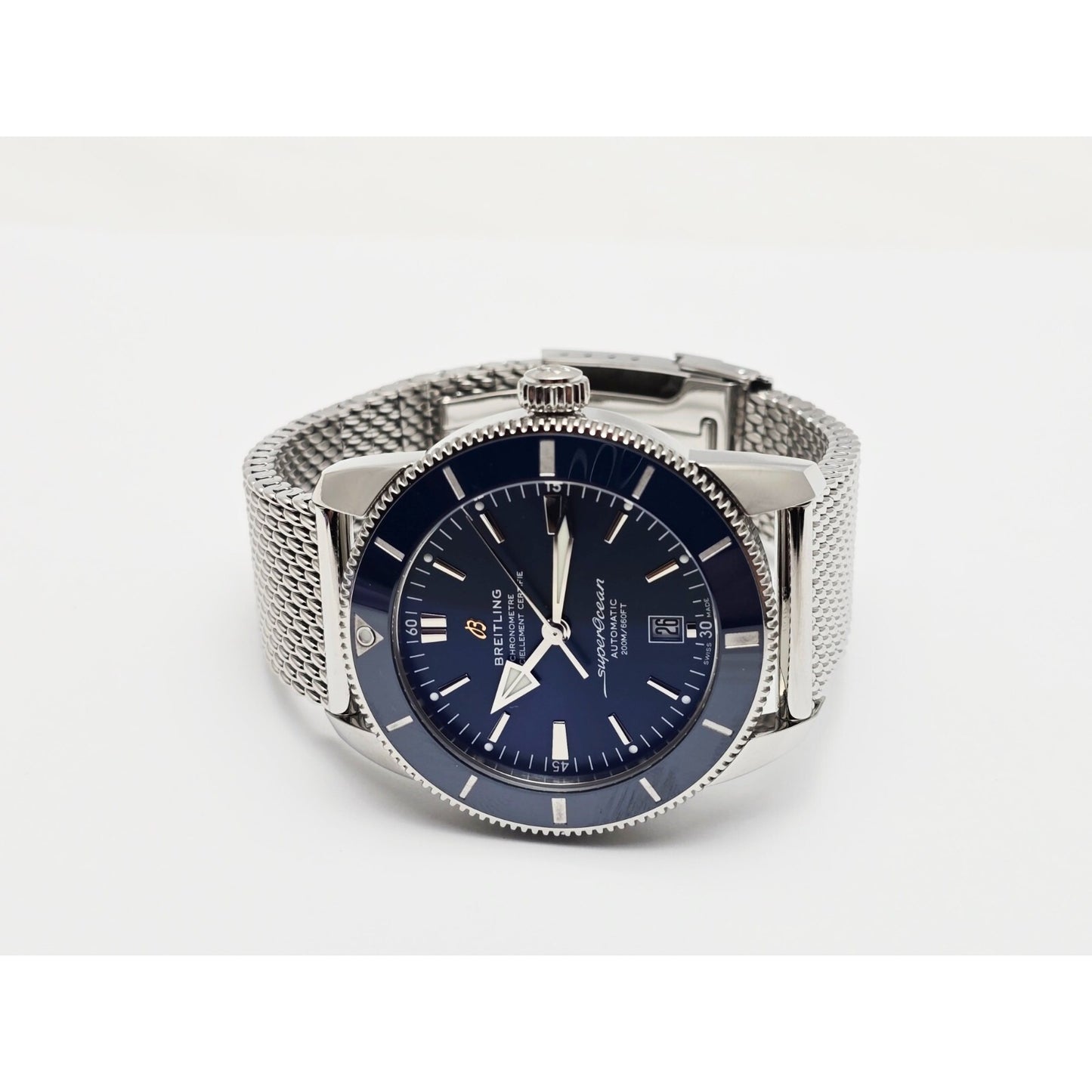 Breitling Superocean Heritage II 46 B20 46mm B20 Steel Blue Dial Box & Papers