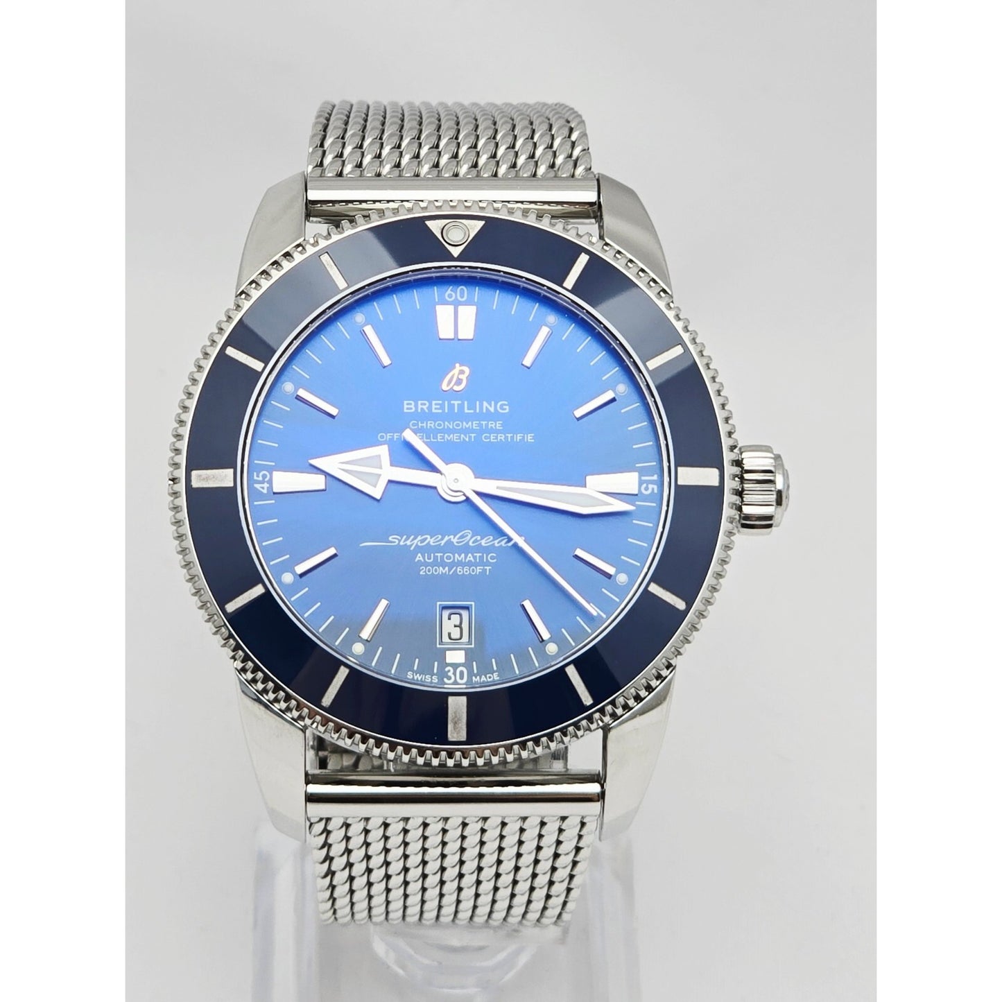 Breitling Superocean Heritage II 46 B20 46mm B20 Steel Blue Dial Box & Papers