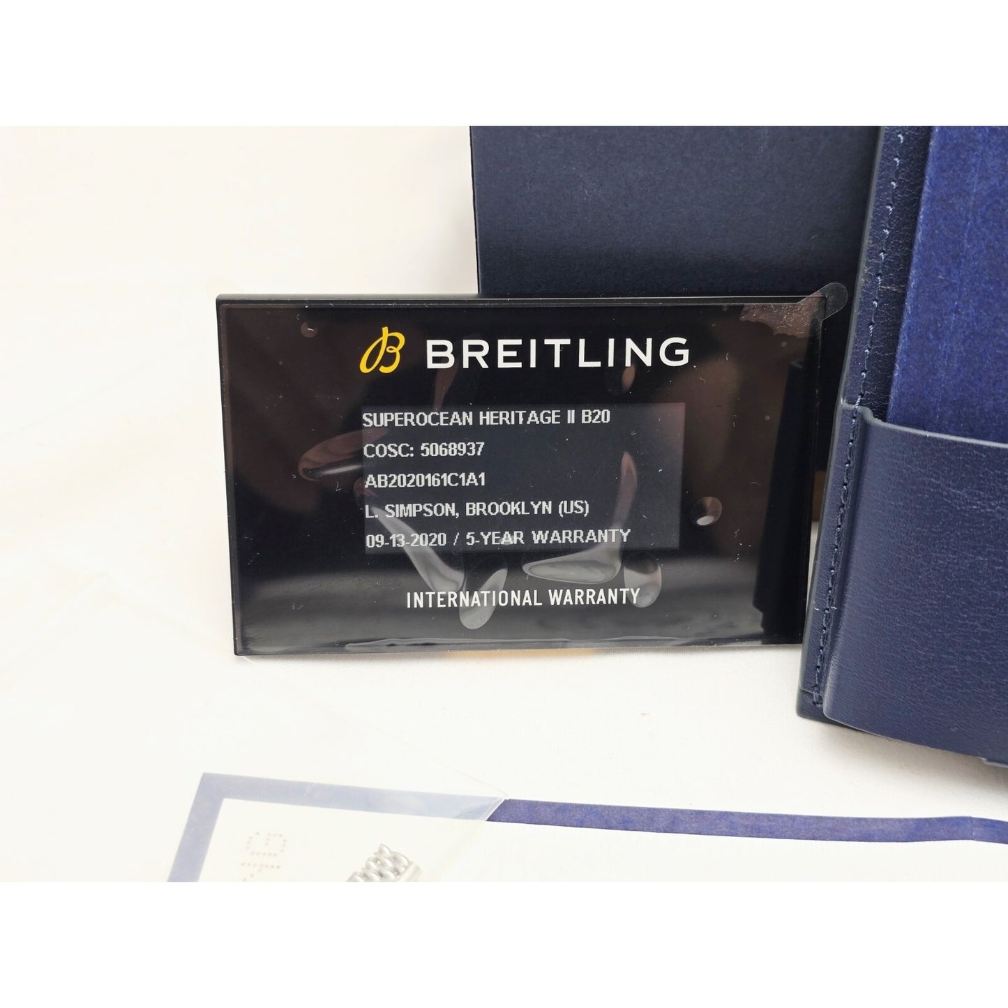 Breitling Superocean Heritage II 46 B20 46mm B20 Steel Blue Dial Box & Papers