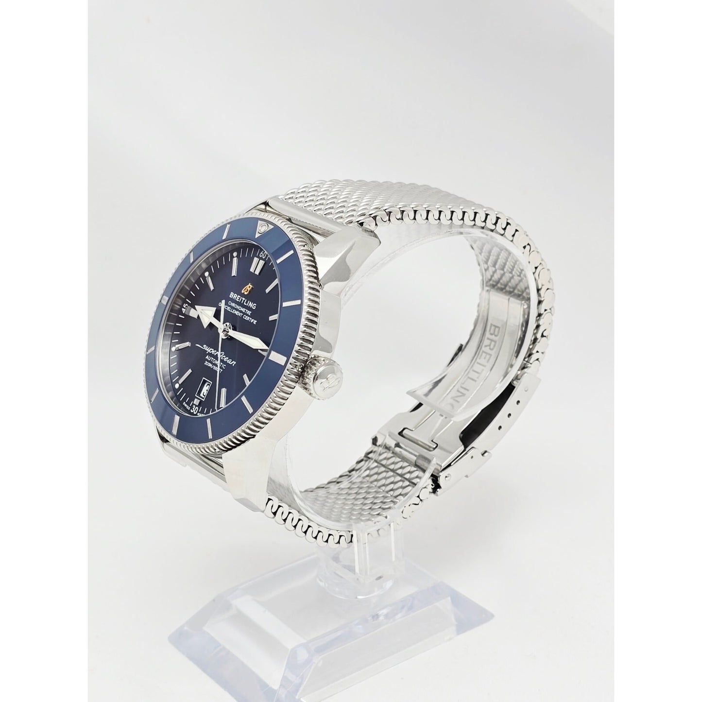 Breitling Superocean Heritage II 46 B20 46mm B20 Steel Blue Dial Box & Papers