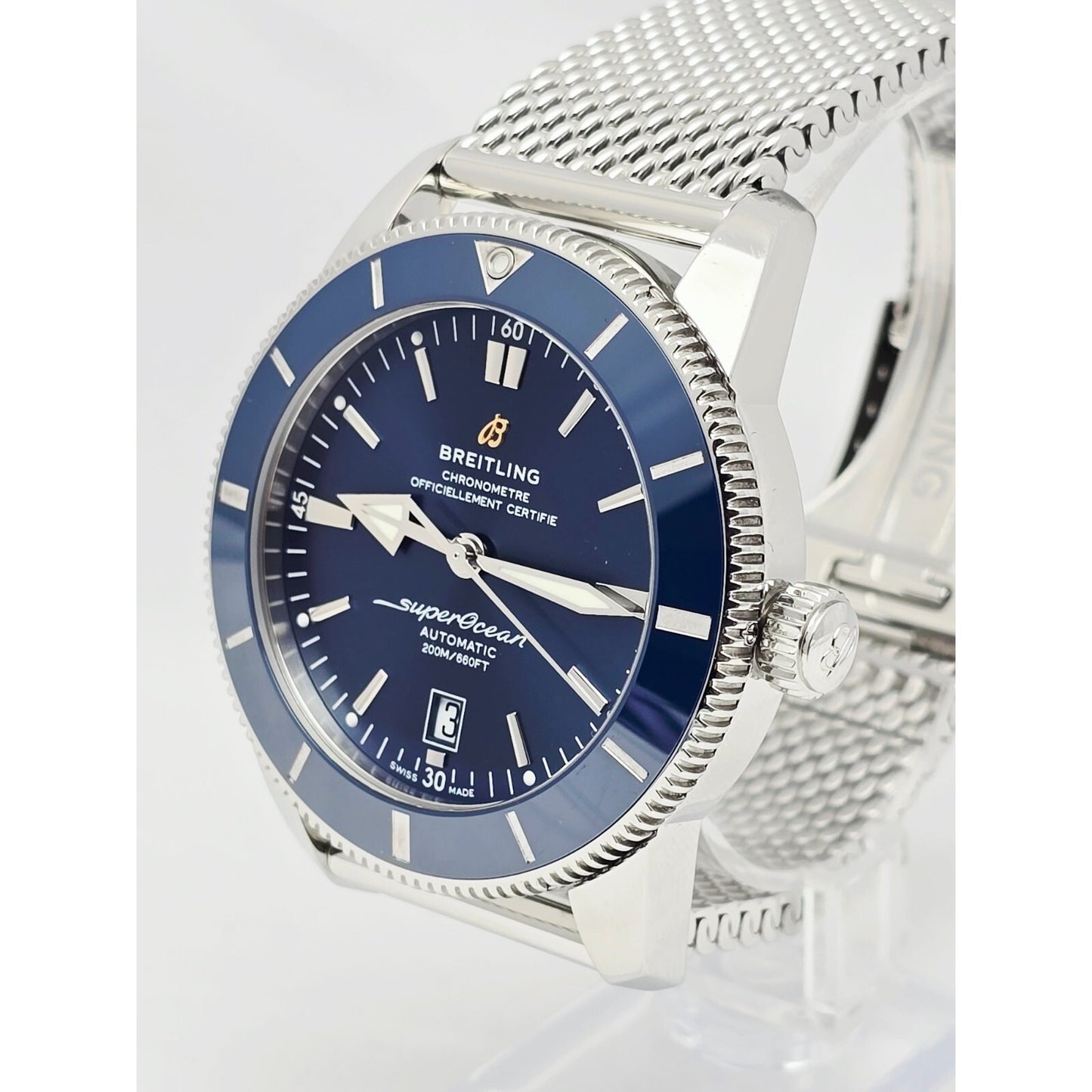 Breitling Superocean Heritage II 46 B20 46mm B20 Steel Blue Dial Box & Papers