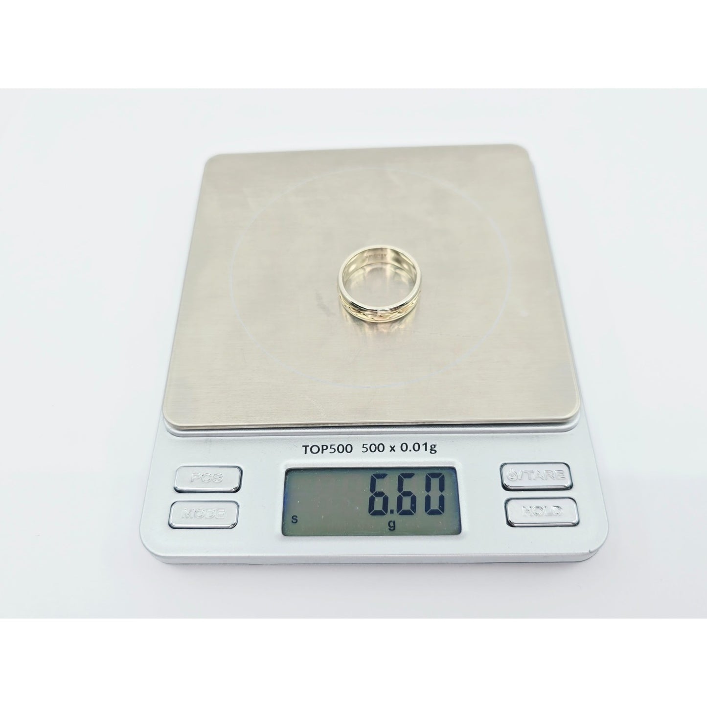 14K Tri Tone Gold Braided Wedding Band Ring