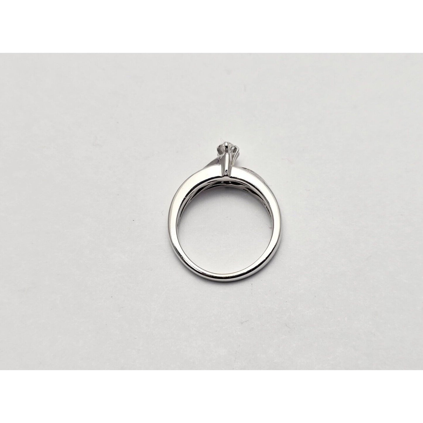 14K White Gold Ladies Marquise Diamond Engagement Ring