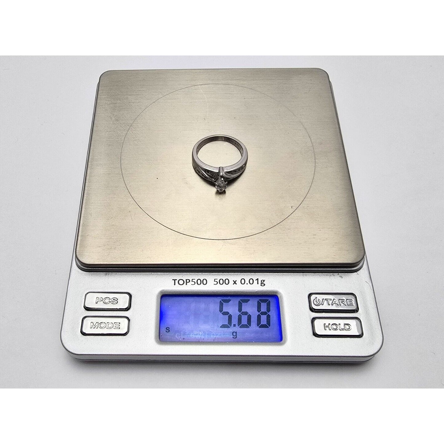 14K White Gold Ladies Marquise Diamond Engagement Ring