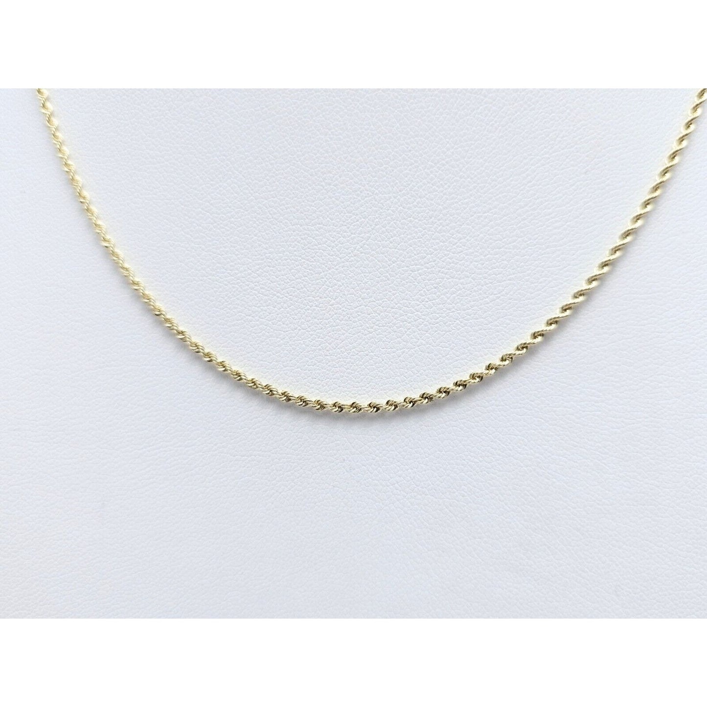 14K Yellow Gold Rope Chain Necklace