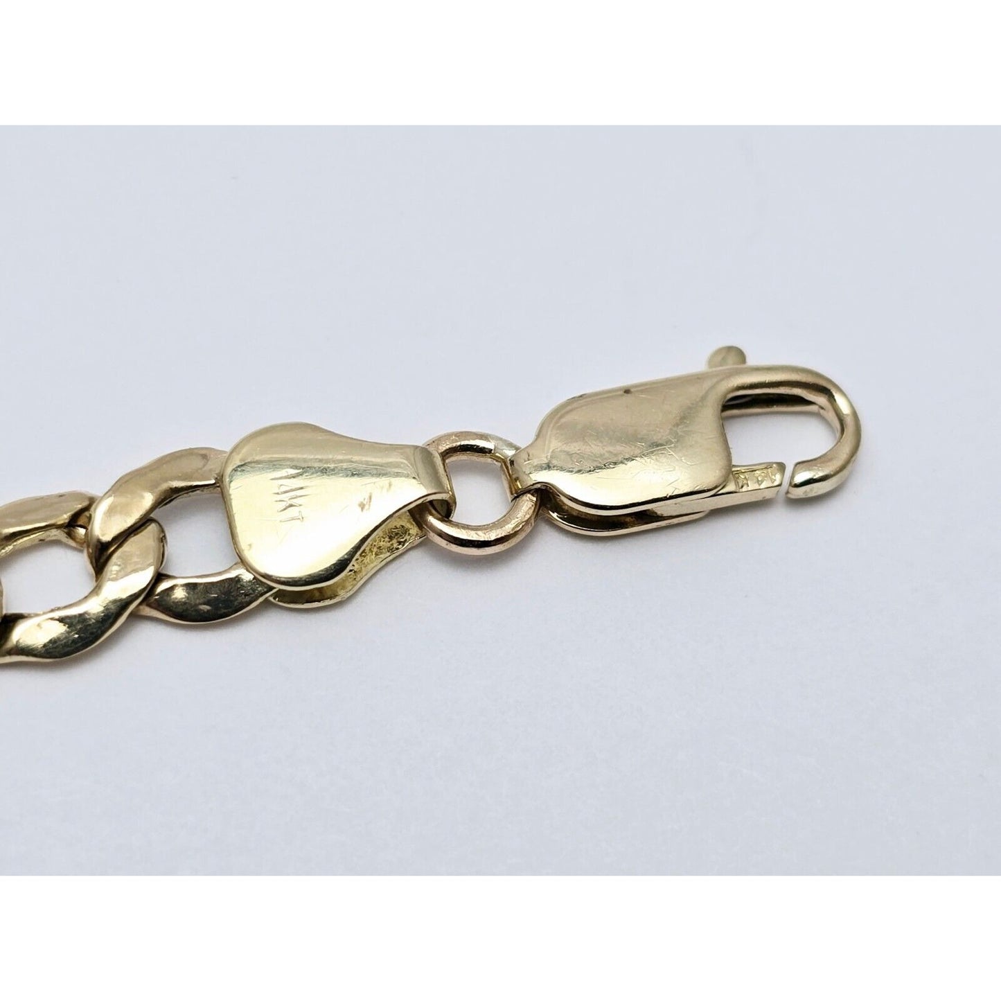 14K Yellow Gold Cuban Link Bracelet