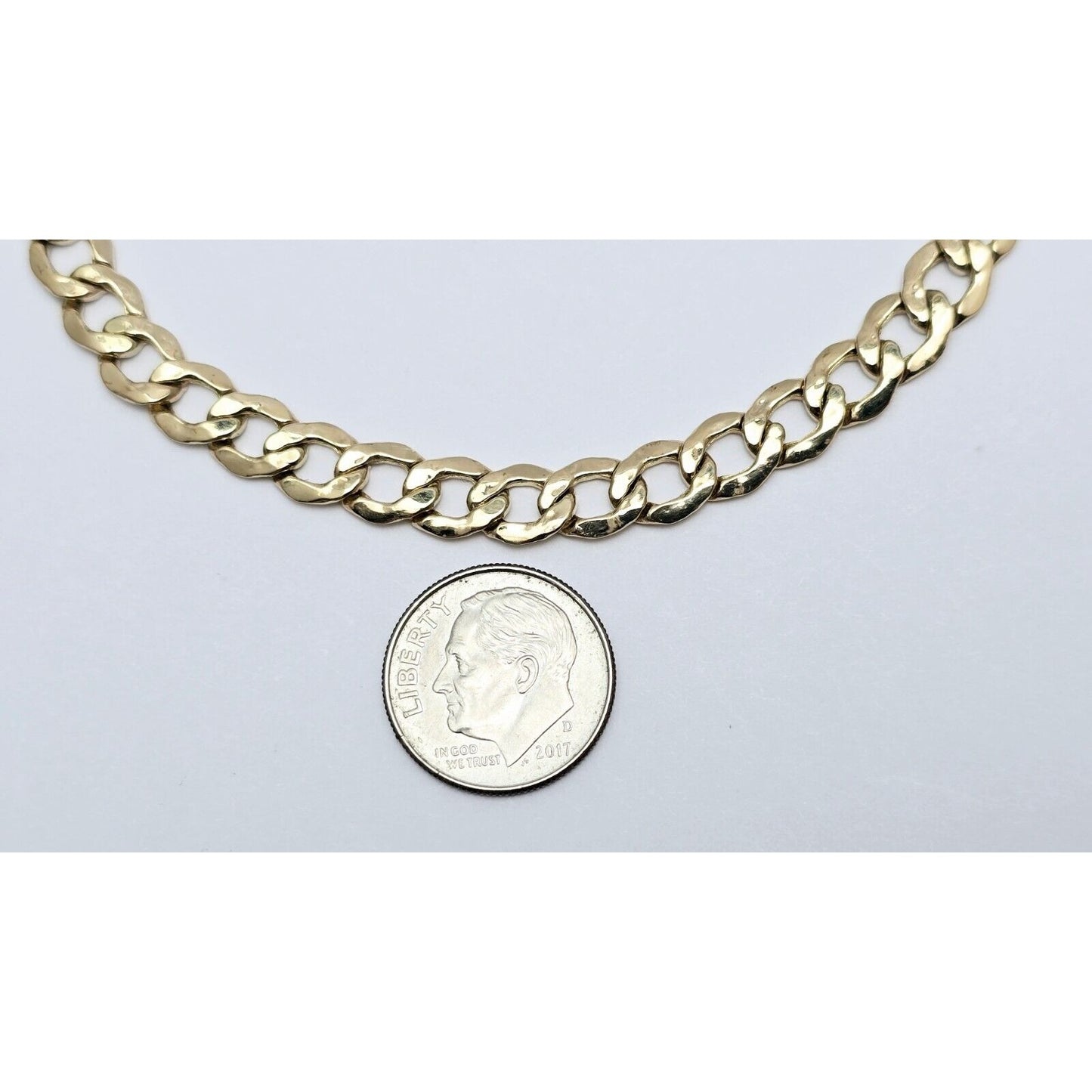 14K Yellow Gold Cuban Link Bracelet