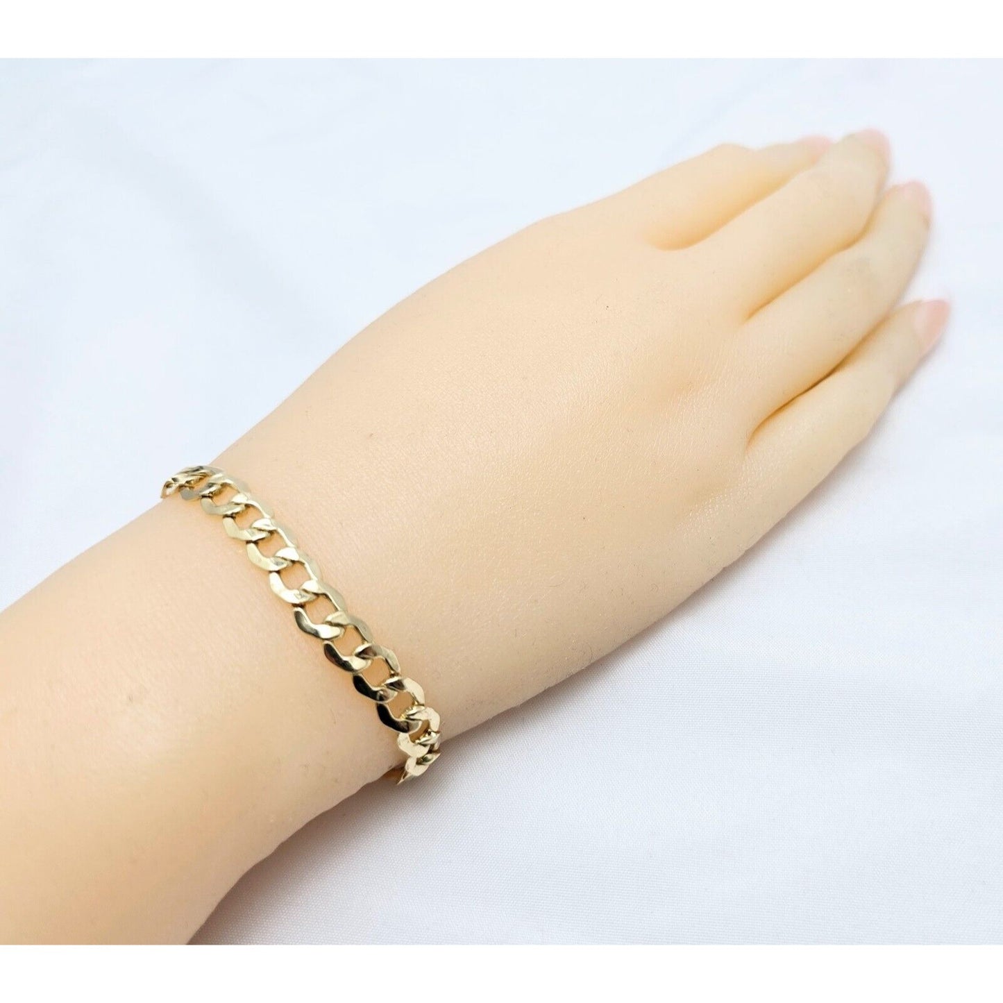 14K Yellow Gold Cuban Link Bracelet