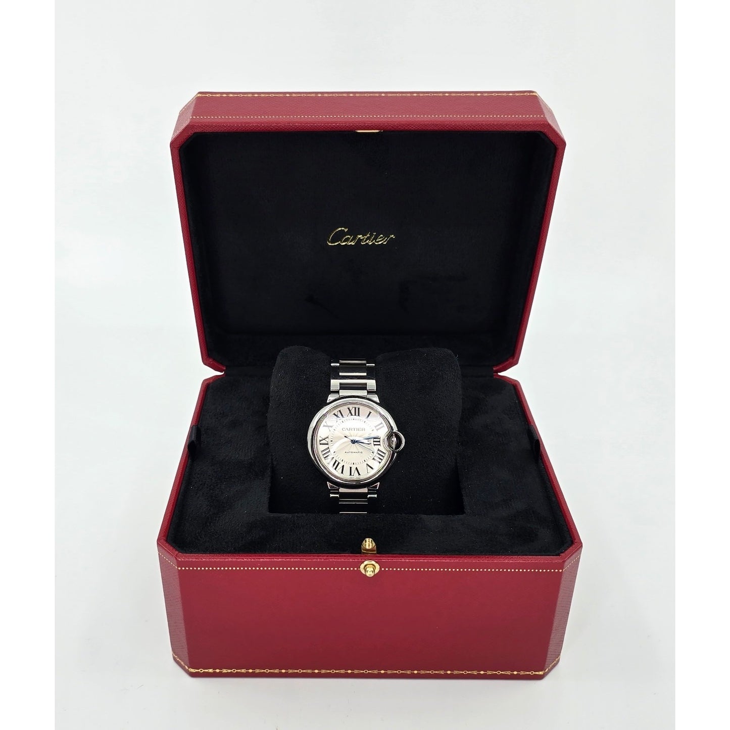 Cartier Ballon Bleu W6920046 3284 36mm Stainless Steel with Box & Papers 2020