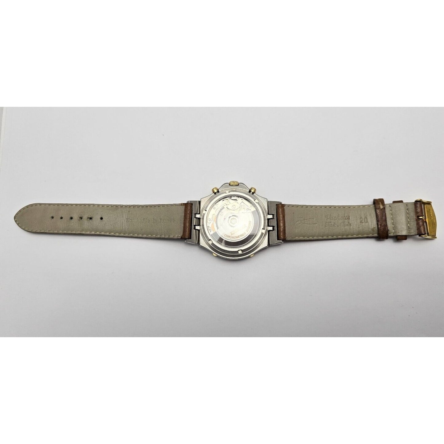 Krieger B929 Chronograph Swiss Watch 18K Two-Tone Limited 17/300 Valjoux 7750