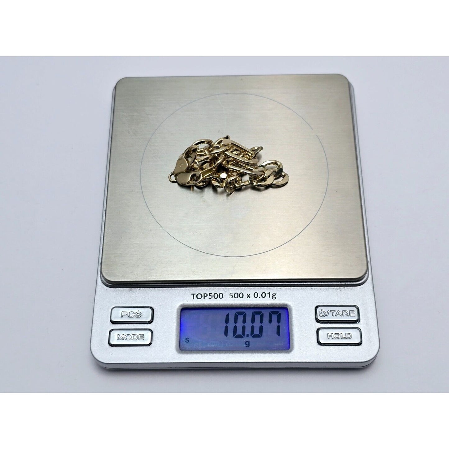 14K Yellow Gold Polished Figaro Link Bracelet