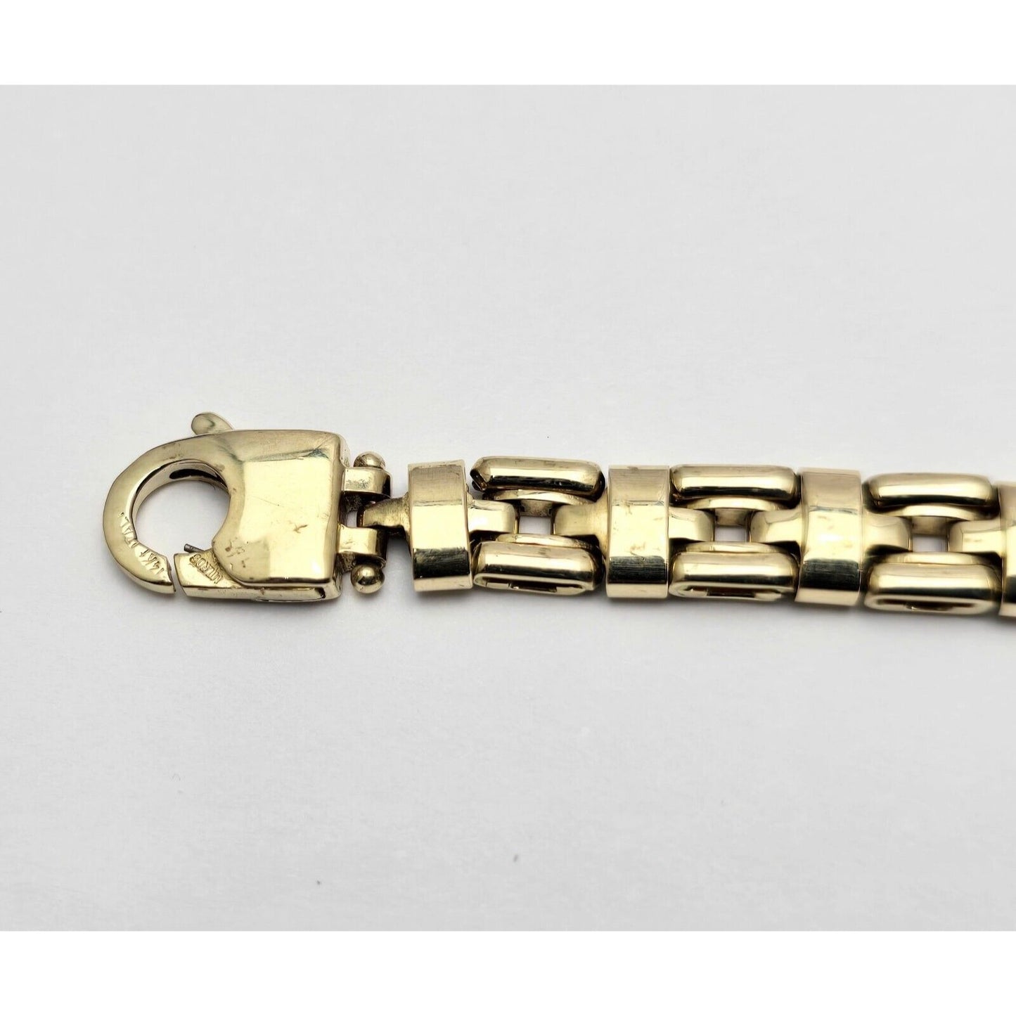 14K Yellow Gold Custom Link Bracelet