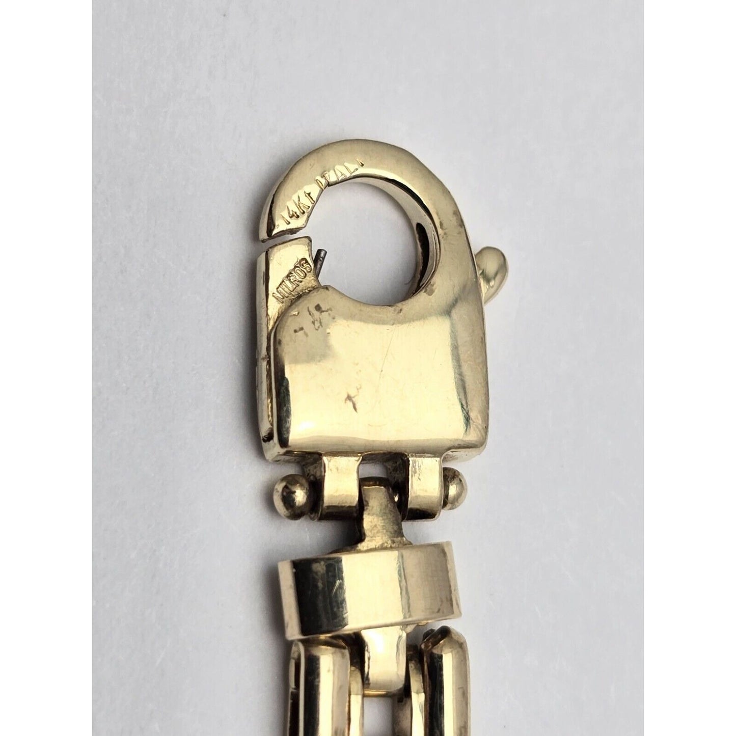 14K Yellow Gold Custom Link Bracelet