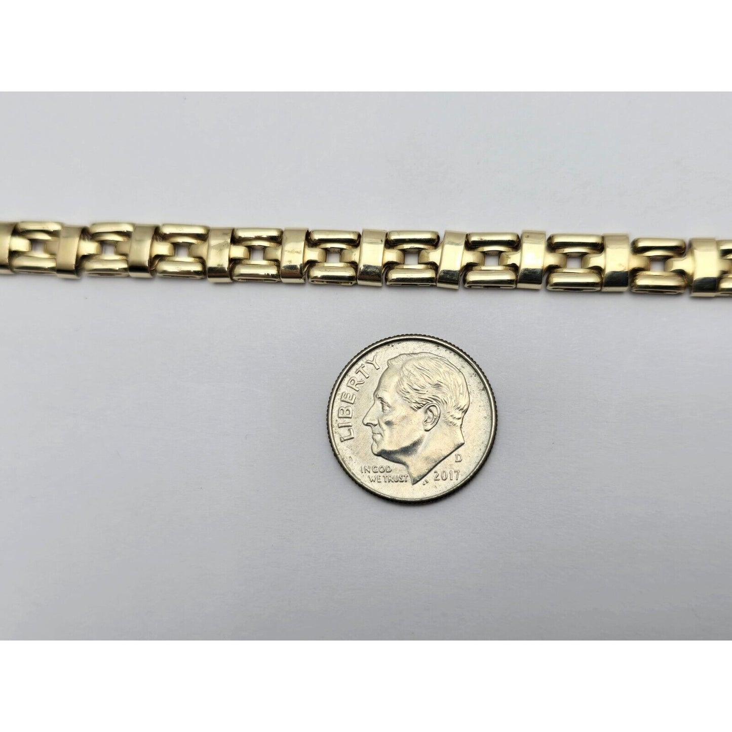 14K Yellow Gold Custom Link Bracelet