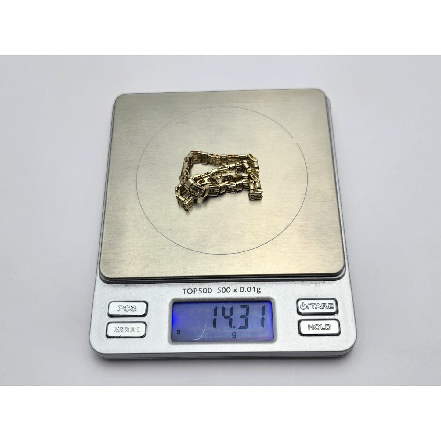 14K Yellow Gold Custom Link Bracelet