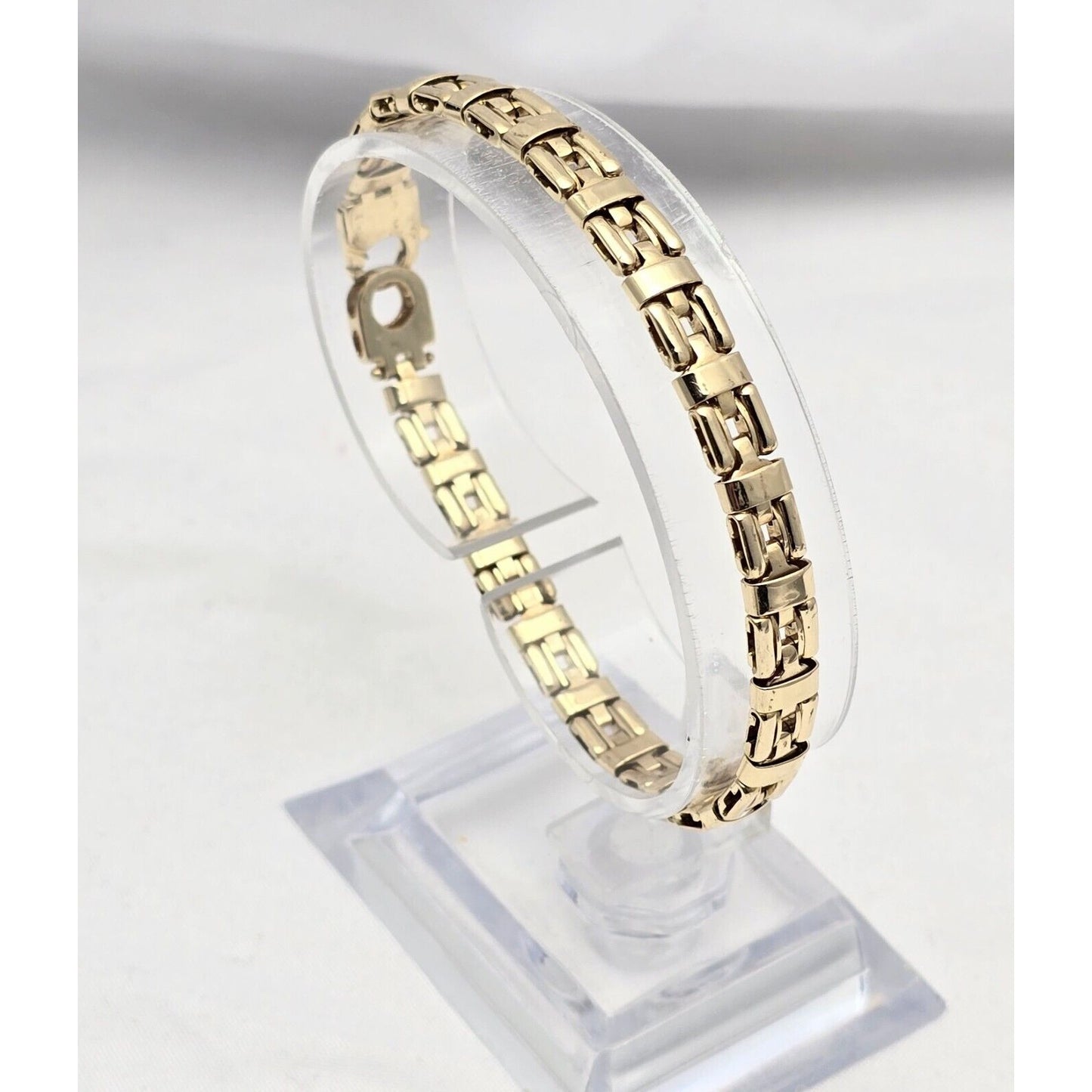 14K Yellow Gold Custom Link Bracelet