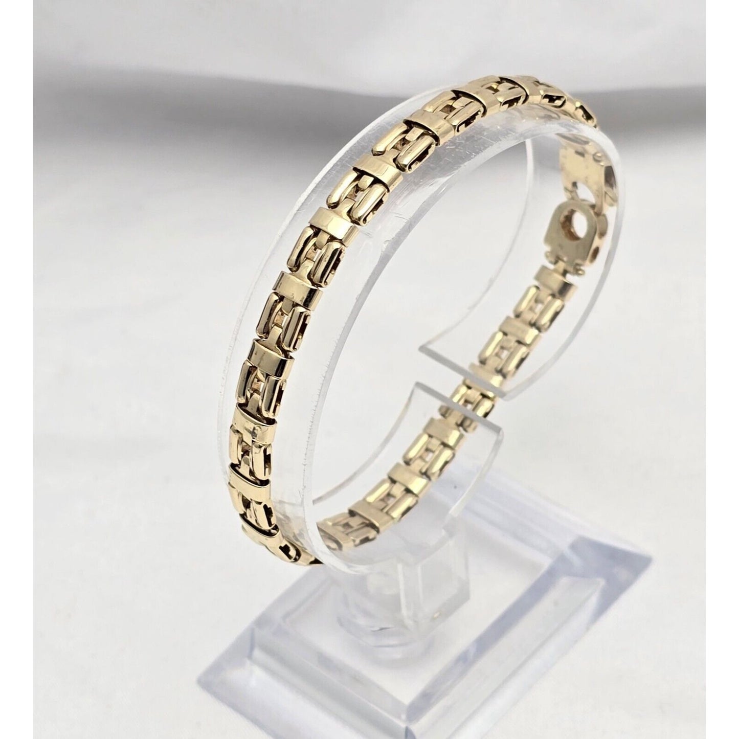 14K Yellow Gold Custom Link Bracelet