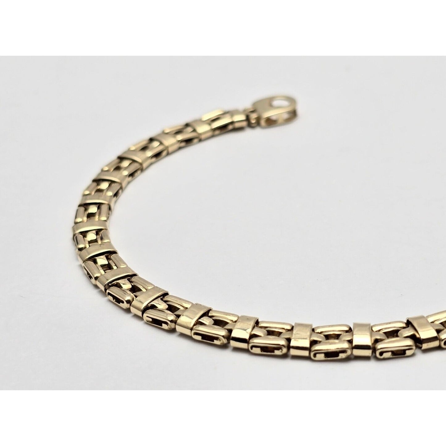 14K Yellow Gold Custom Link Bracelet