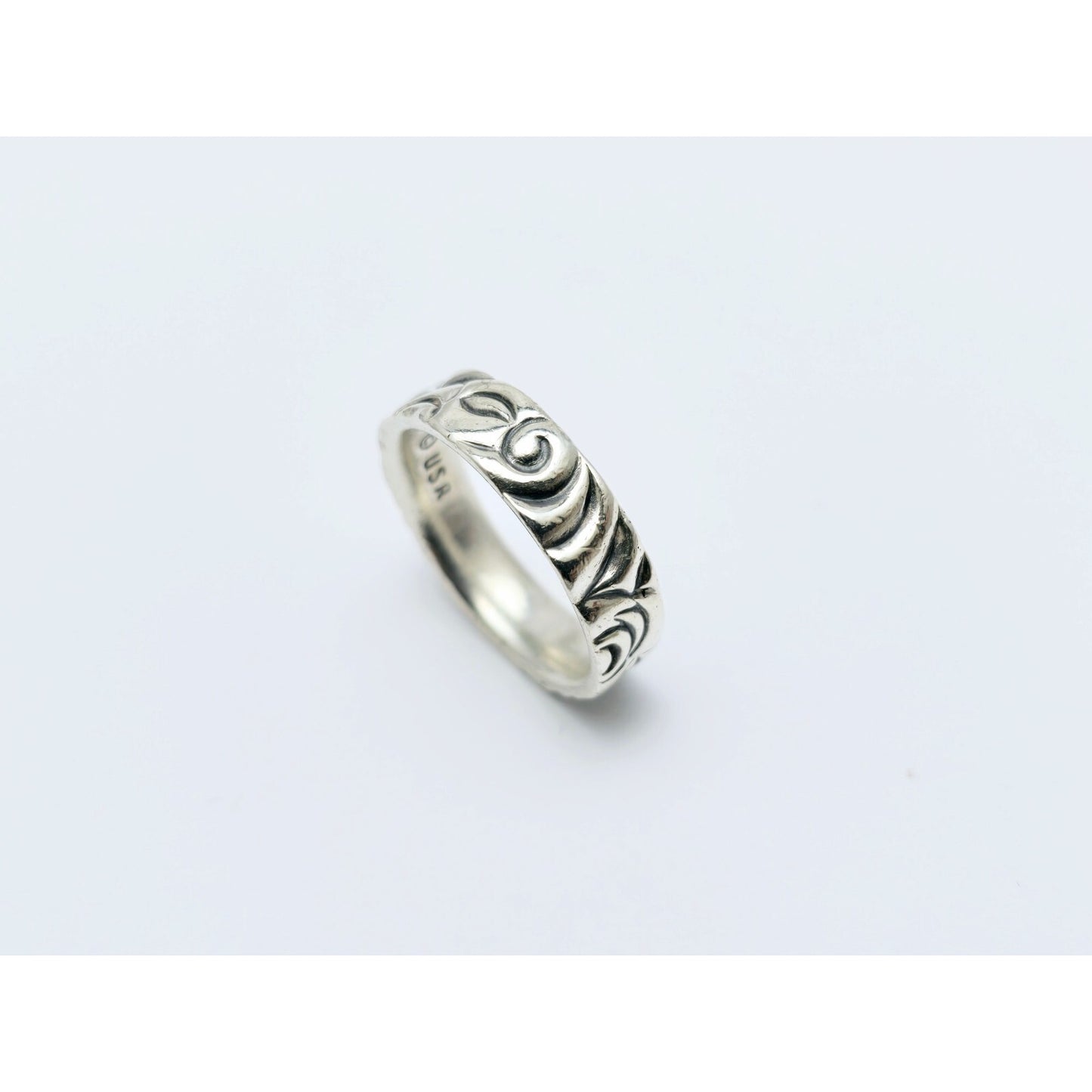 Rare Leonard Kamhout Lone Ones Sterling Silver Full Circle Band Ring