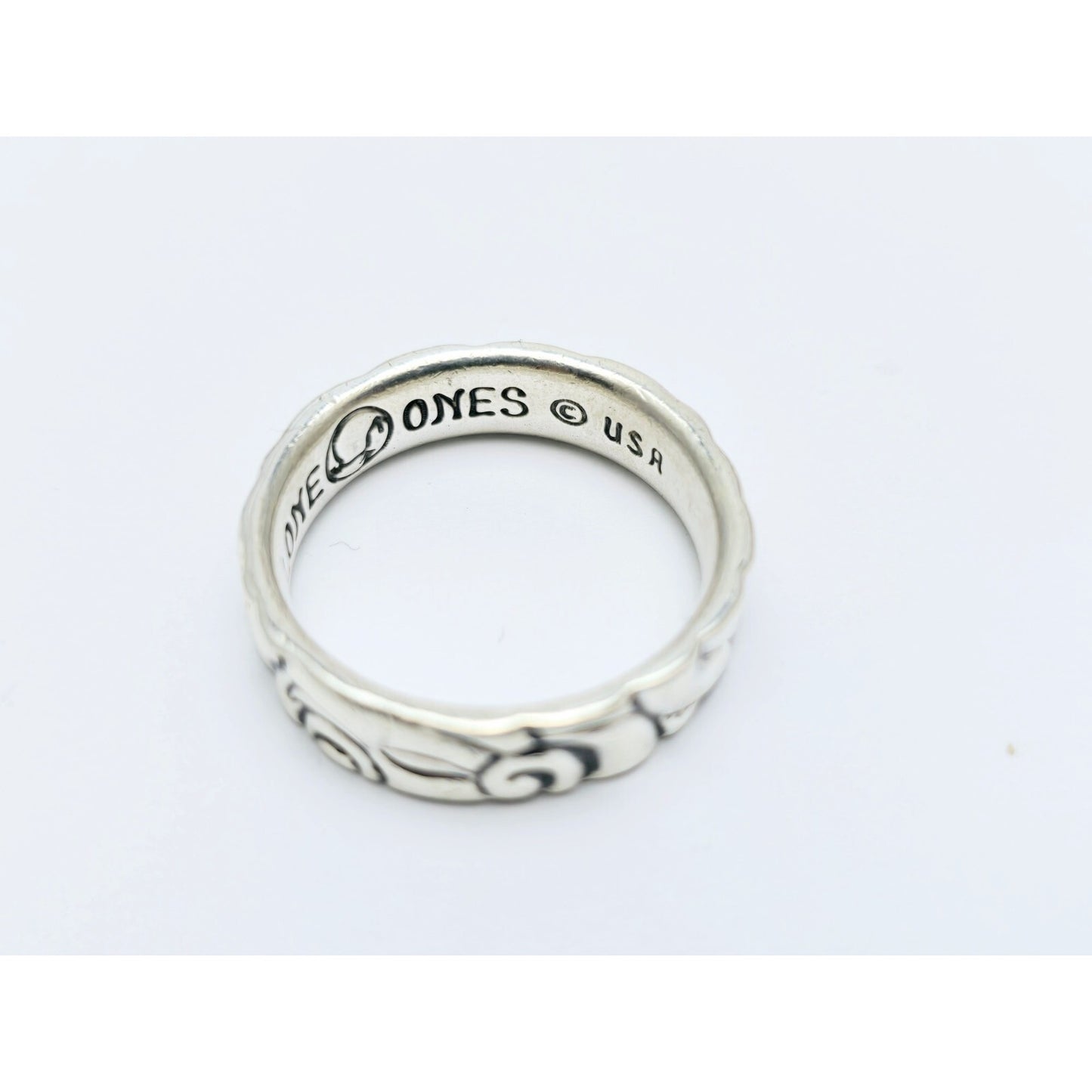 Rare Leonard Kamhout Lone Ones Sterling Silver Full Circle Band Ring