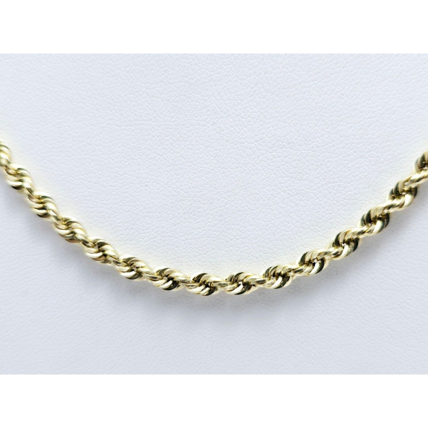 14K Yellow Gold Rope Chain Necklace
