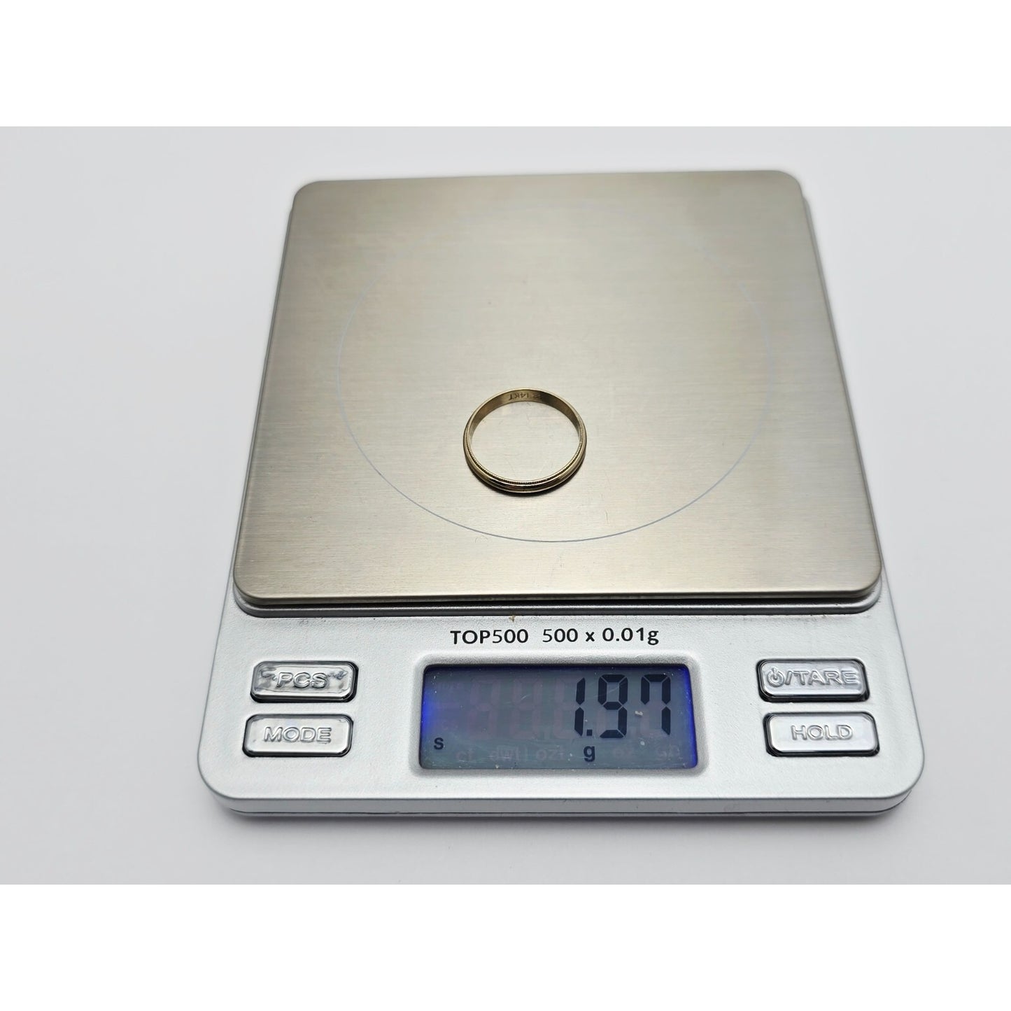 14K Yellow Gold Wedding Band Ring