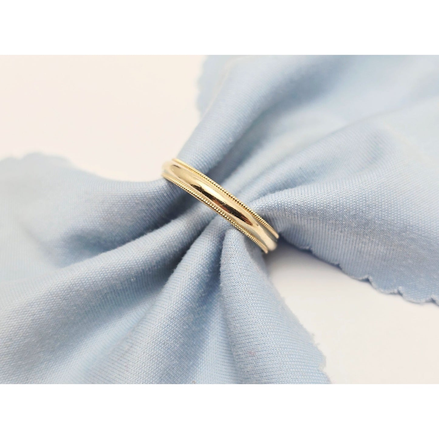 14K Yellow Gold Wedding Band Ring