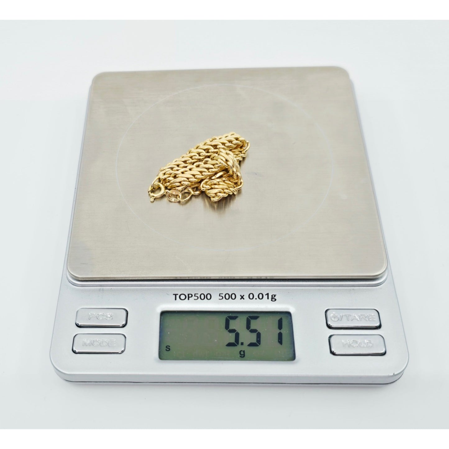 Fancy 18K Yellow Gold Custom Link Chain Bracelet