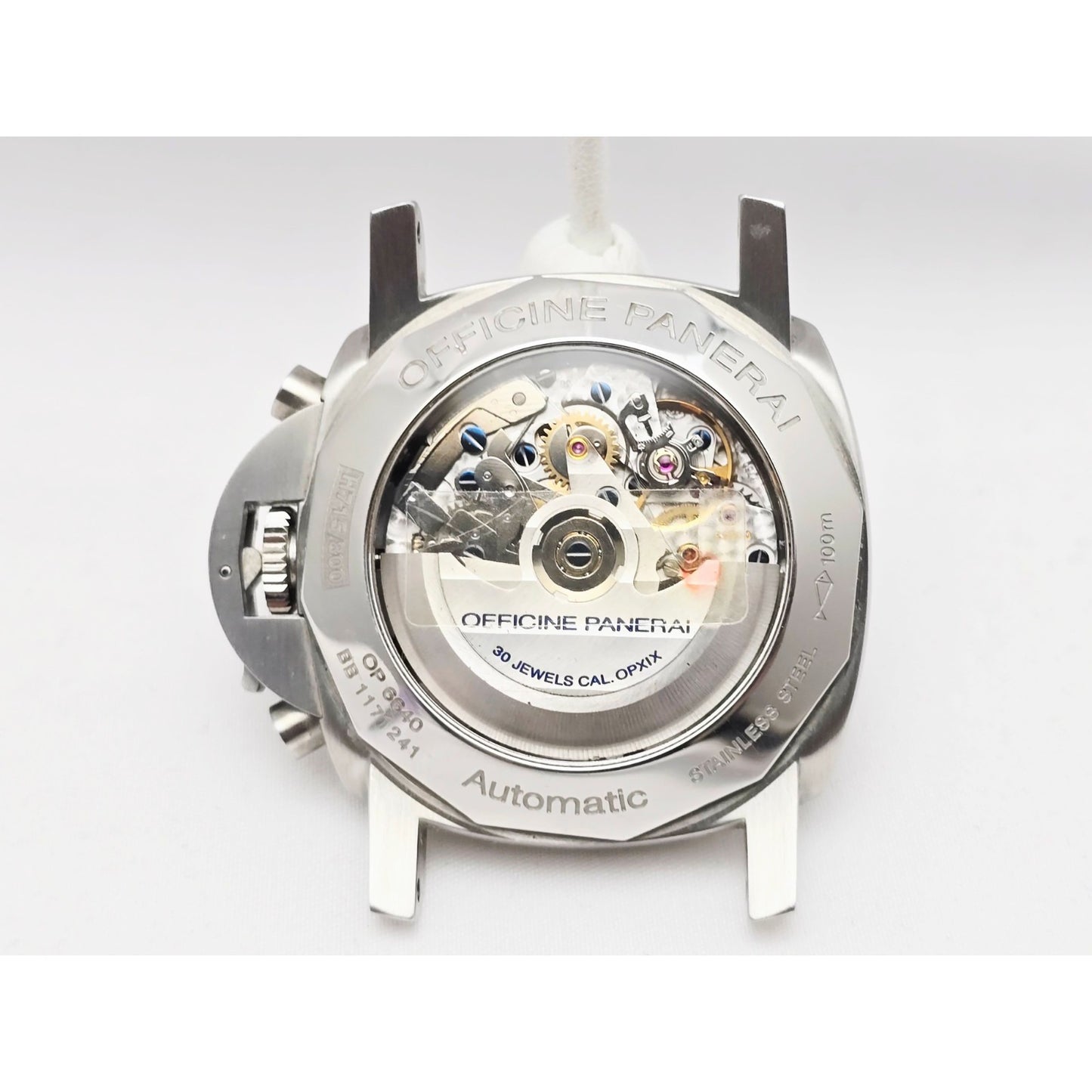 Panerai Luminor 1950 Flyback Black Dial Steel Automatic Mens Watch PAM00212