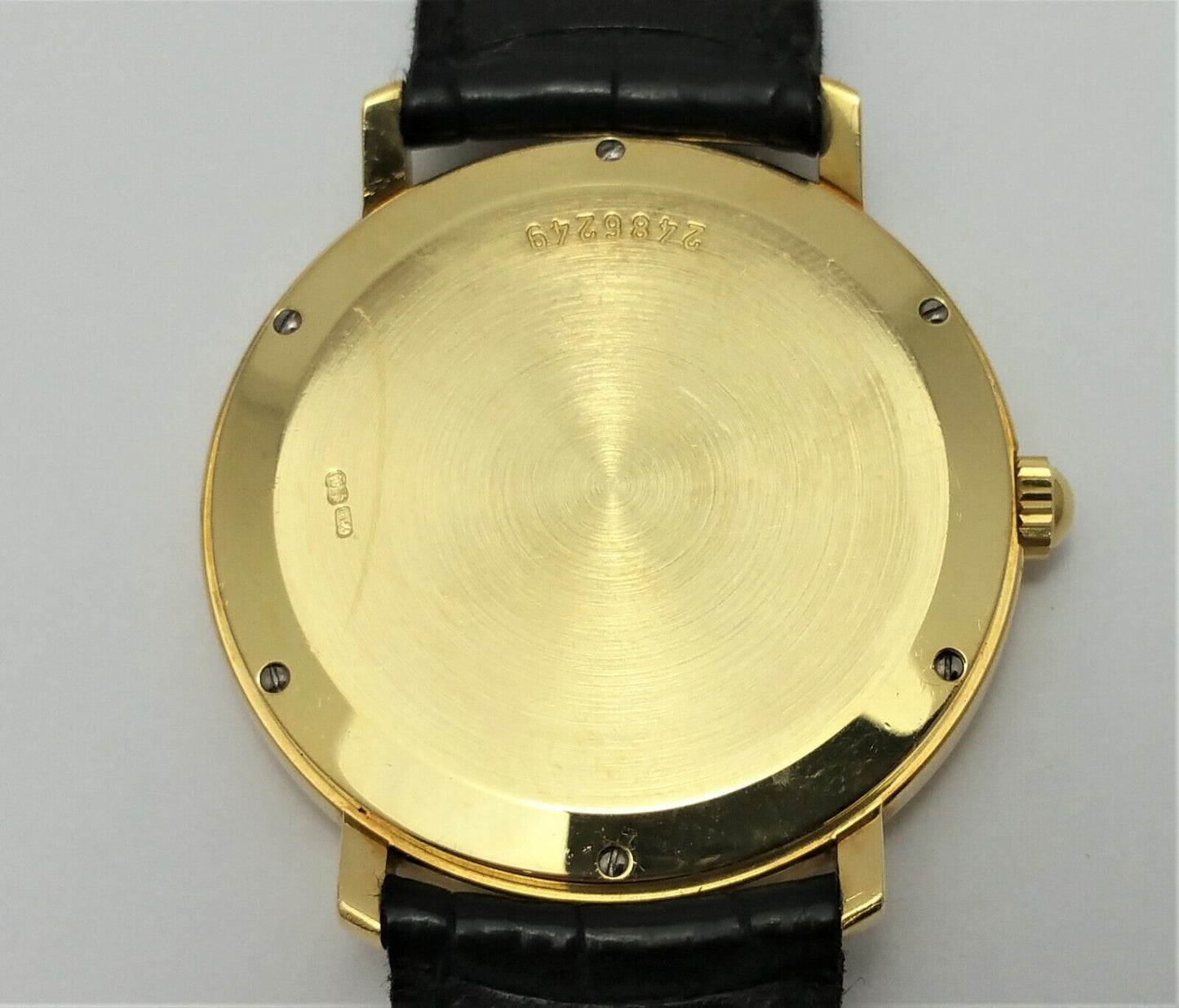 IWC Romain Date Automatic Yellow Gold 18K Leather band Watch Ref. 3209