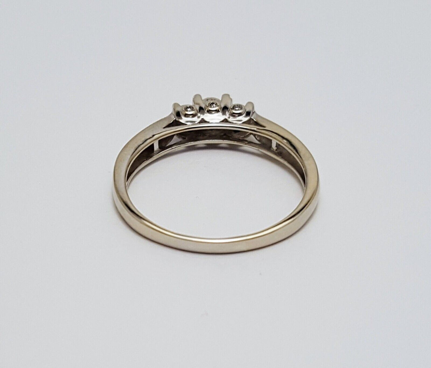 14K White Gold Ladies Diamond Engagement Ring