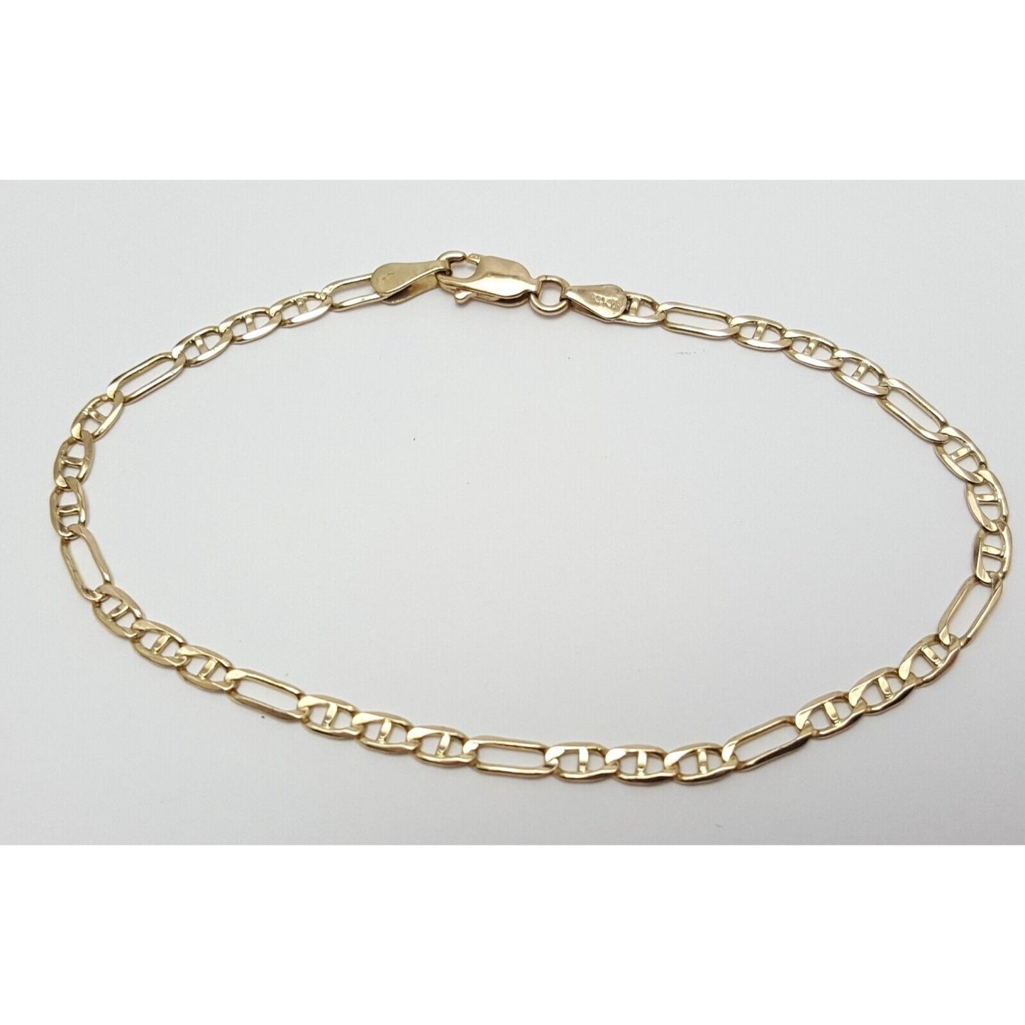 14K Yellow Gold Figaro Link Bracelet