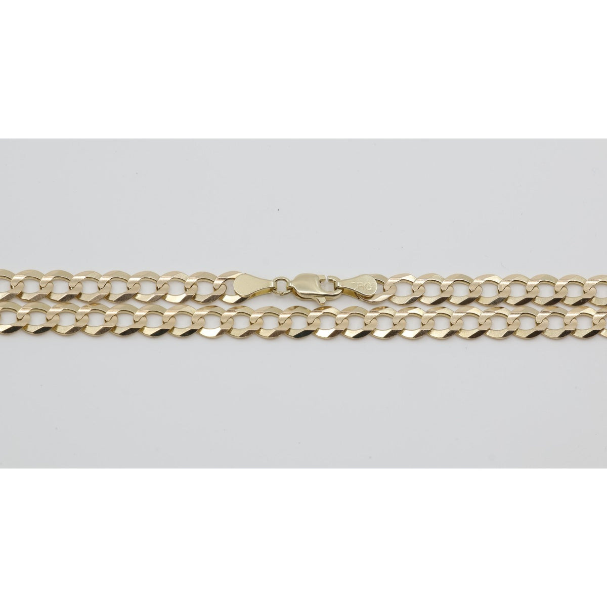 14K Yellow Gold Cuban Link Chain Necklace