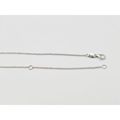 18K White Gold Iran Lion & Sun Onyx & Diamond Pendant Resizable Link Necklace