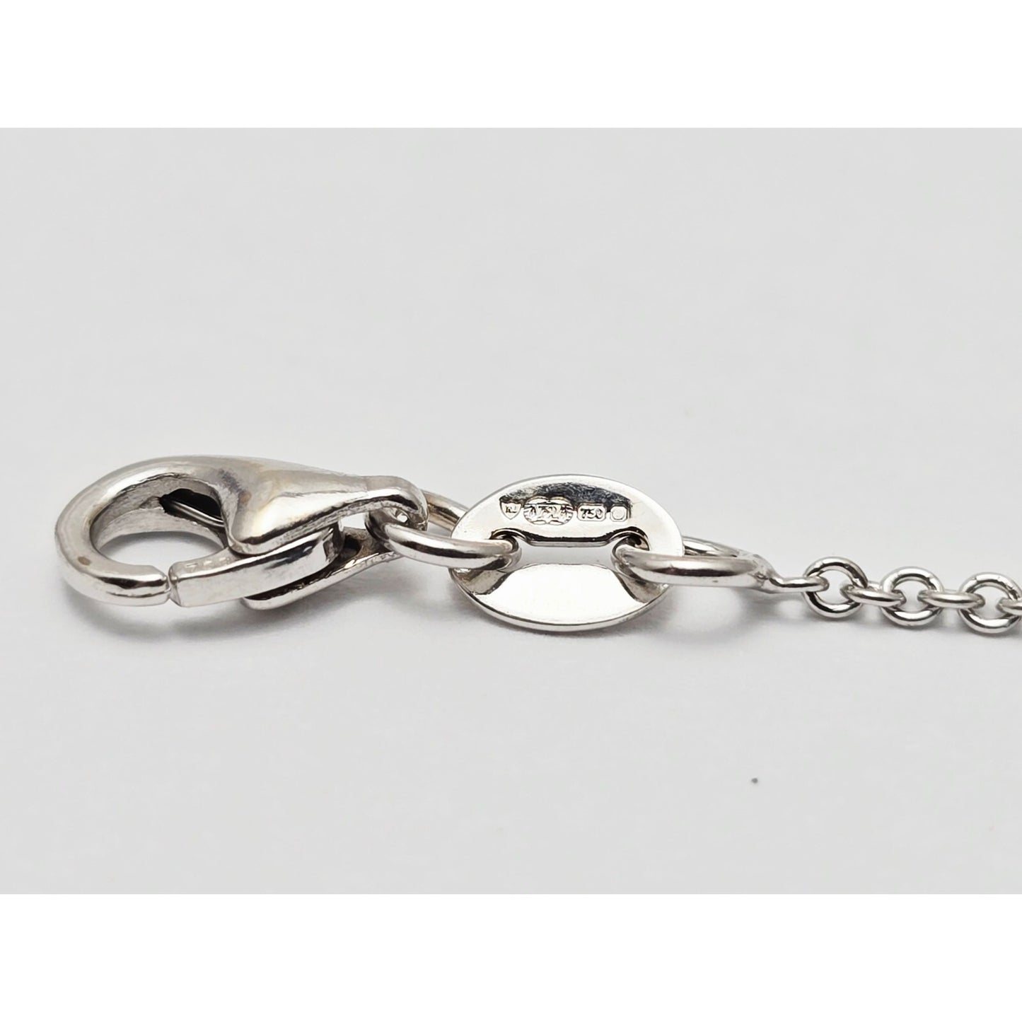 18K White Gold Iran Lion & Sun Onyx & Diamond Pendant Resizable Link Necklace