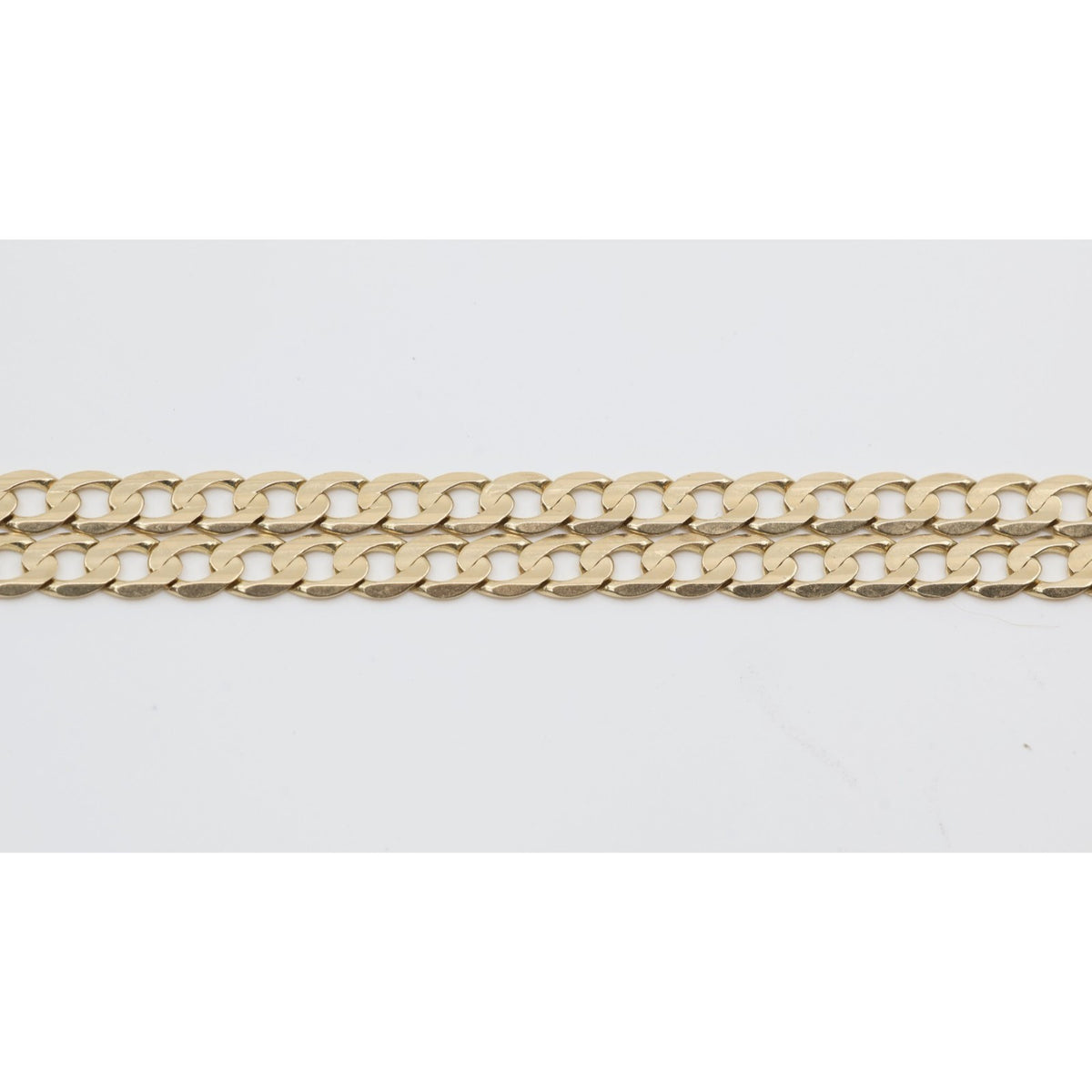14K Yellow Gold Cuban Link Chain Necklace