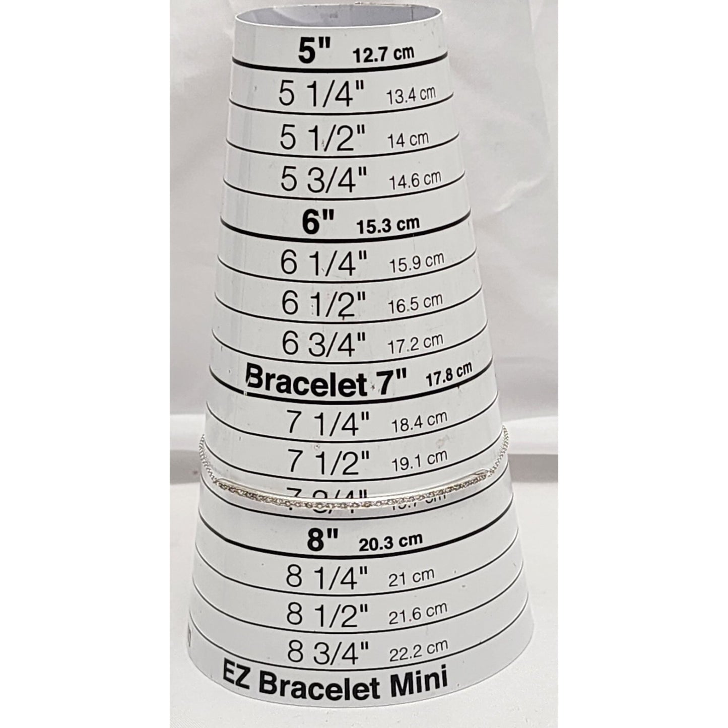 14K White Gold Diamond Link Bracelet