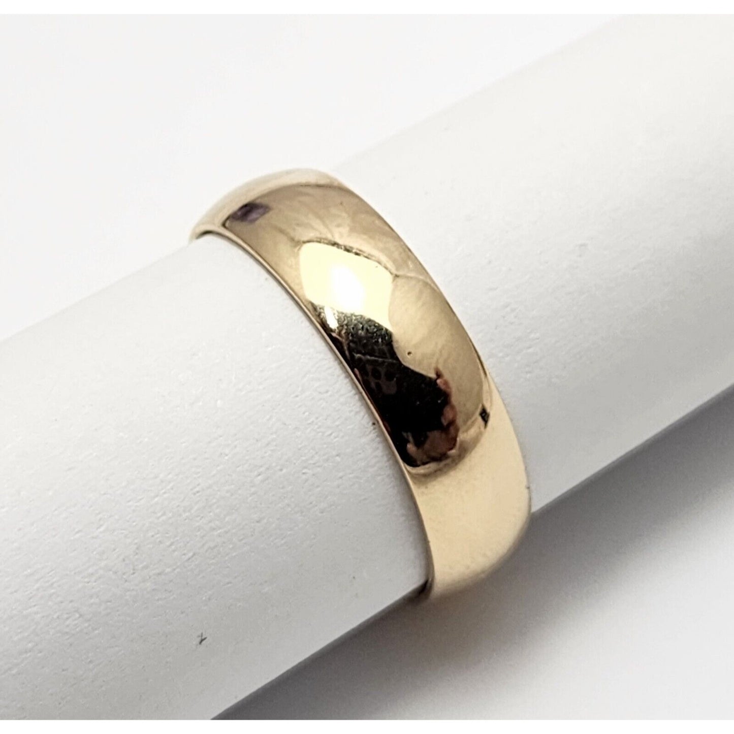 14K Yellow Gold Polished Wedding Band Ring