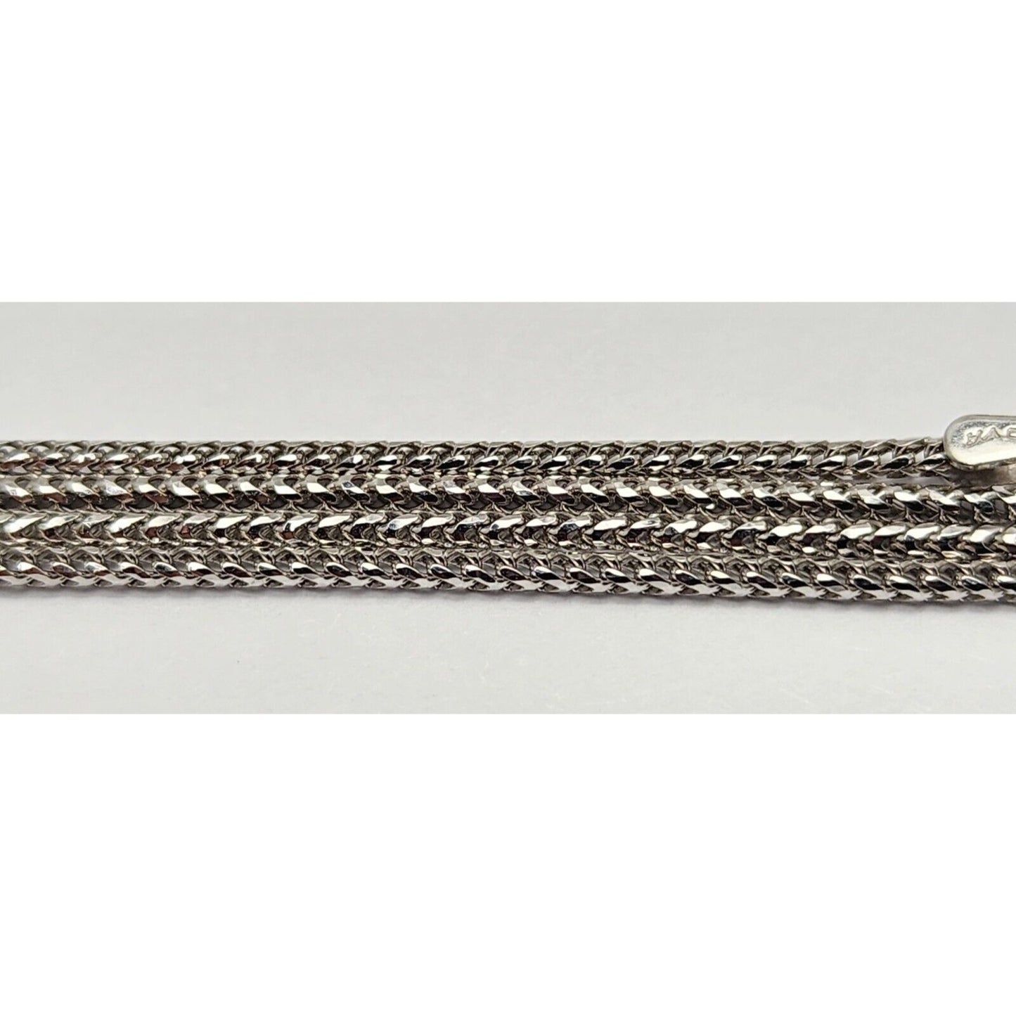 14K White Gold Round Franco Link Chain Necklace